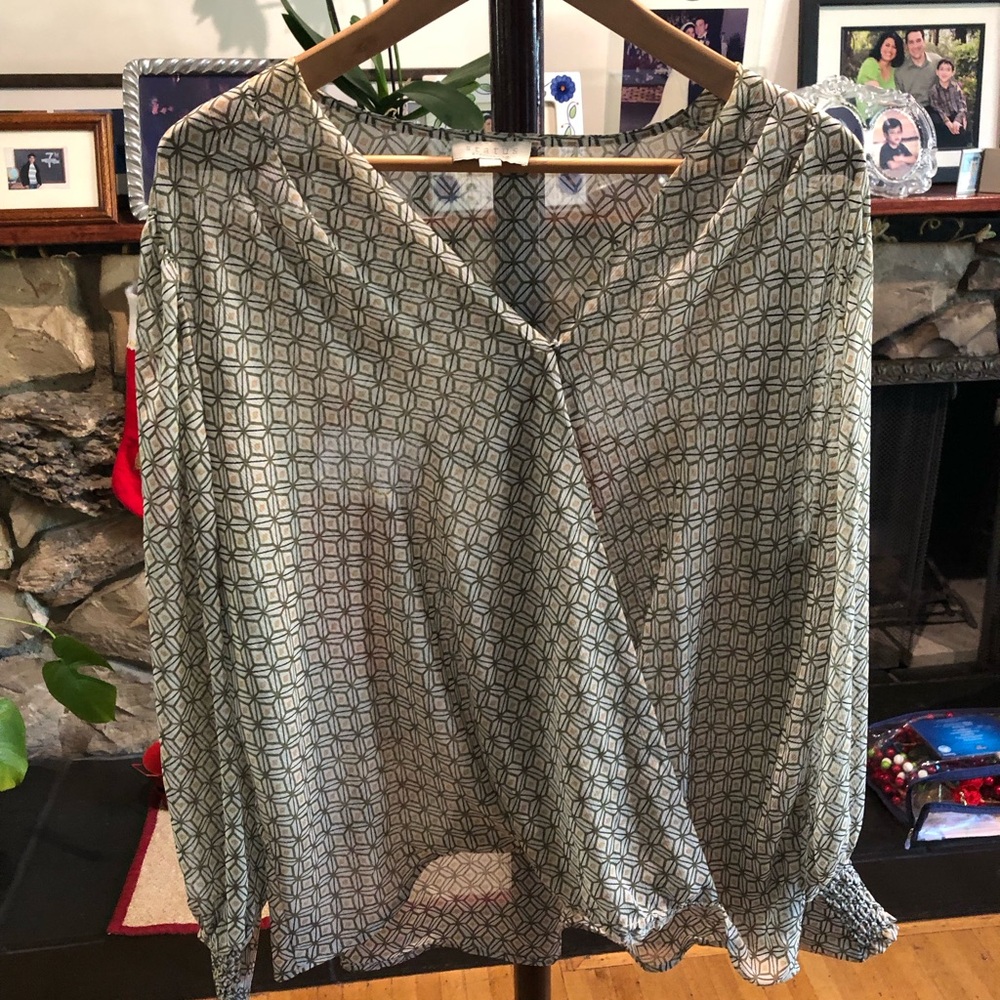 Pretty long sleeved blouse.